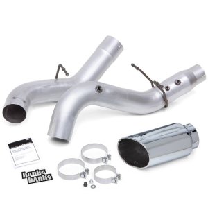 GMC Sierra 3500 HD Performance Exhaust - Banks Power - Monster Sport Exhaust System, Single Exit, 5-inch - `20-`21 GMC Sierra 3500 HD Performance Exhaust - Banks Power - Monster Sport Exhaust System, Single Exit, 5-inch - `20-`21